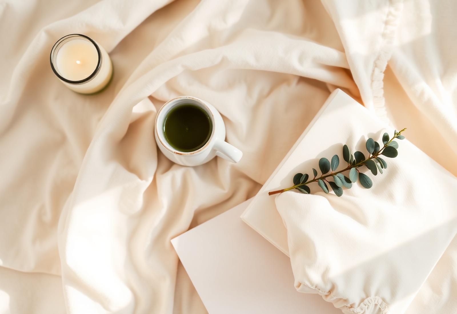 AYLA wellness ritual flat lay